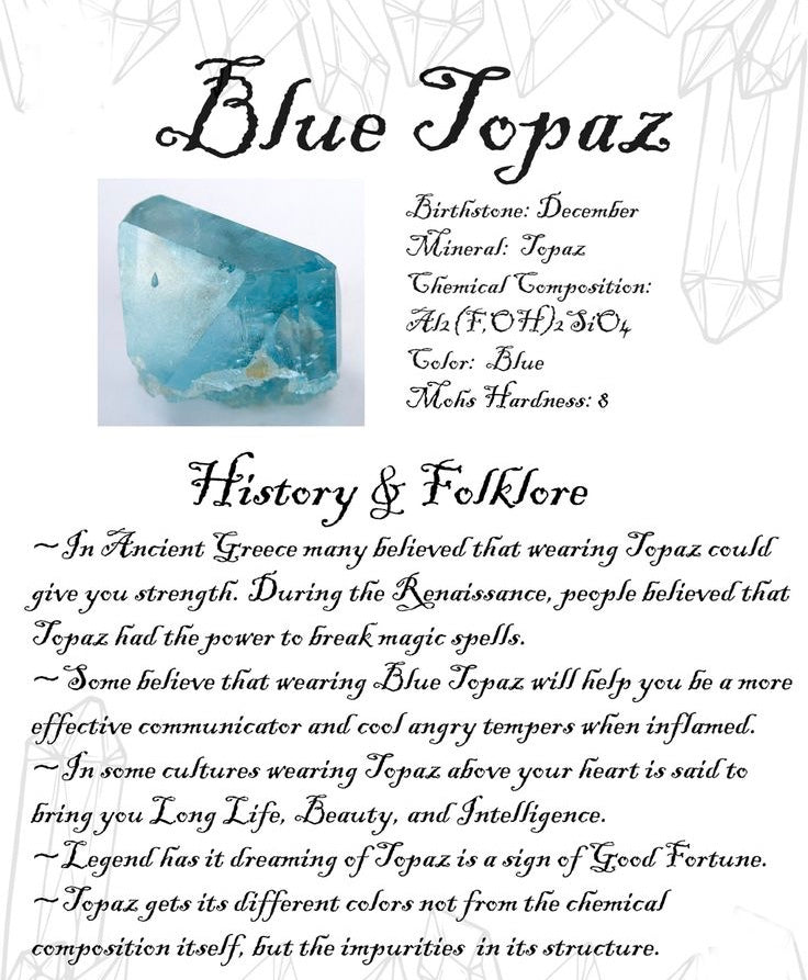 Blue 2025 topaz month