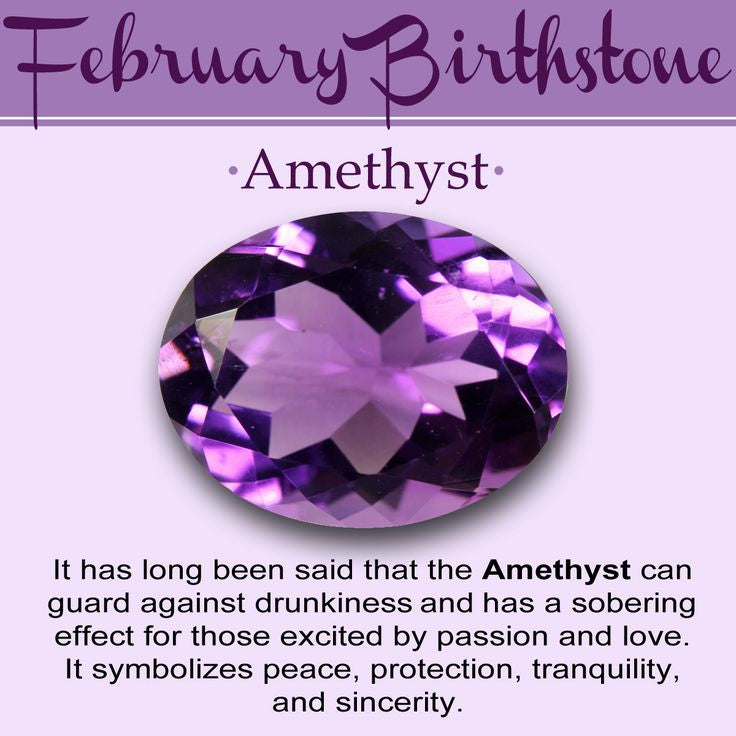 Amethyst month best sale