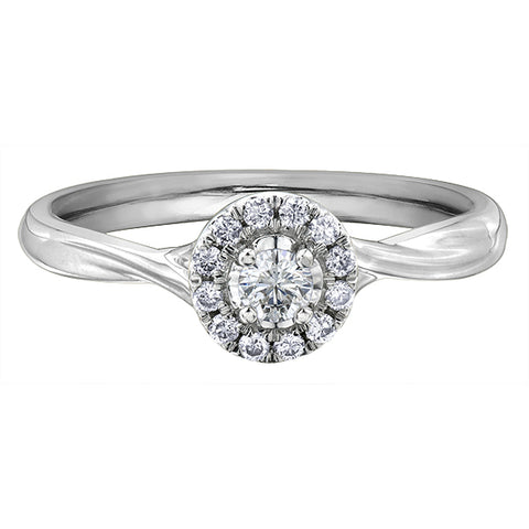 14k Gold Lab Grown Diamond Solitaire Ring