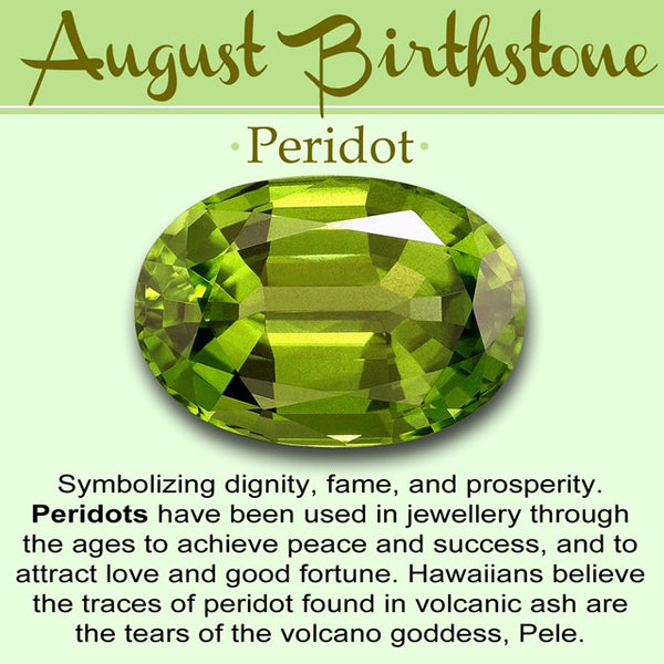 August Birthstone of the Month- Peridot