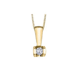 10k Yellow Gold Diamond Necklace